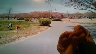 Horacio the handsnake visiting Memphis Funeral Home and Memorial Gardens in Tennessee