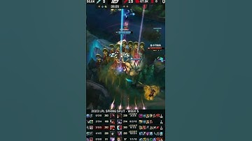 TES Rookie Yone SoloKill EDG FoFo Azir - EDG vs TES 2023 LPL Spring Split #shorts