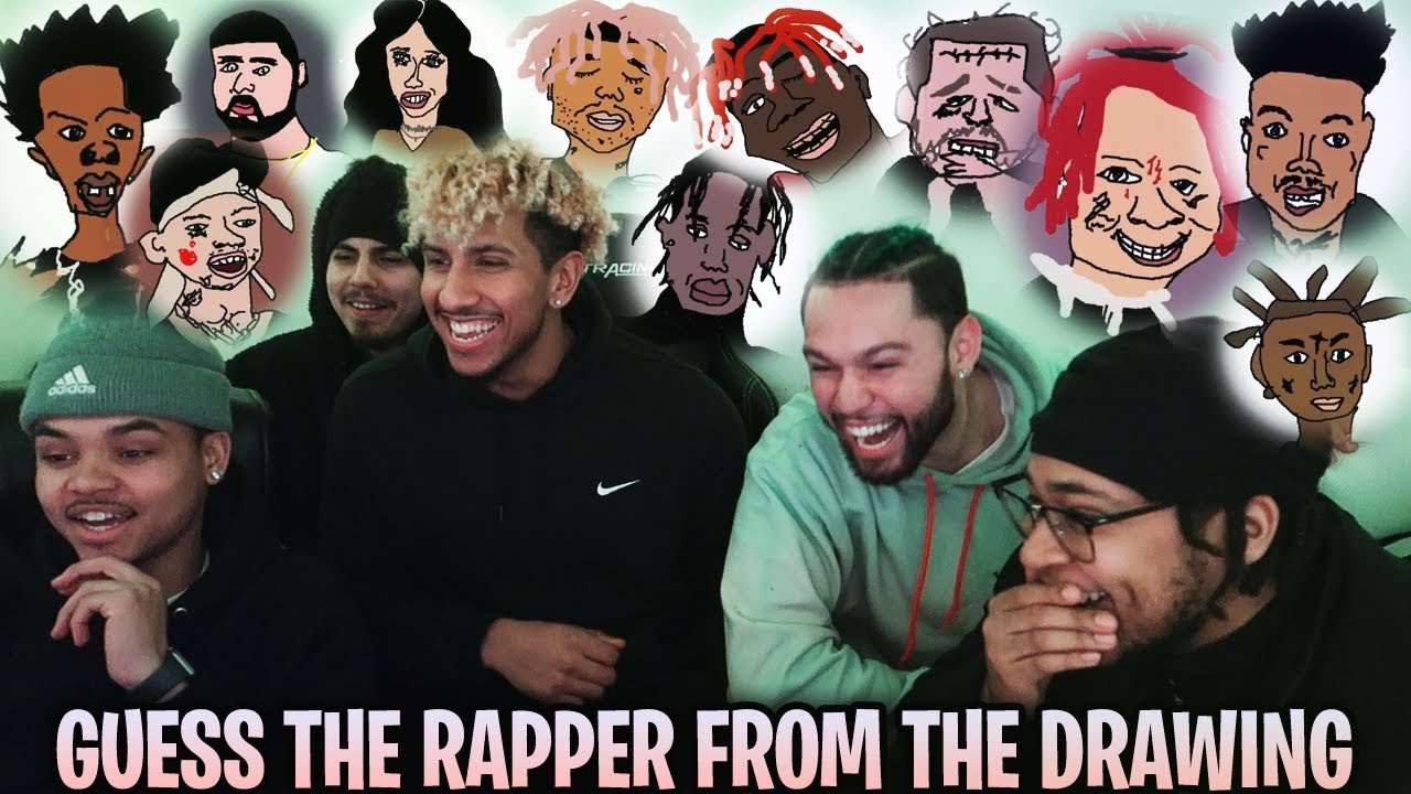 GUESS THE RAPPER FROM THE DRAWING CHALLENGE! - YouTube