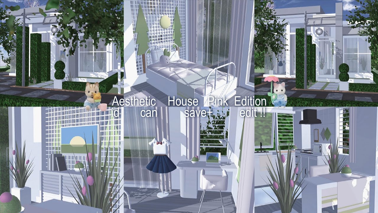 𐚈┊Aesthetic House cute furniture ..「 id bisa save and edit 」✽ ┊ sss ₍՞っ ̫.՞₎