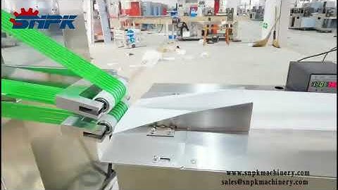 Fully automatic wet wipes packing machine wet tissue package machine mp4