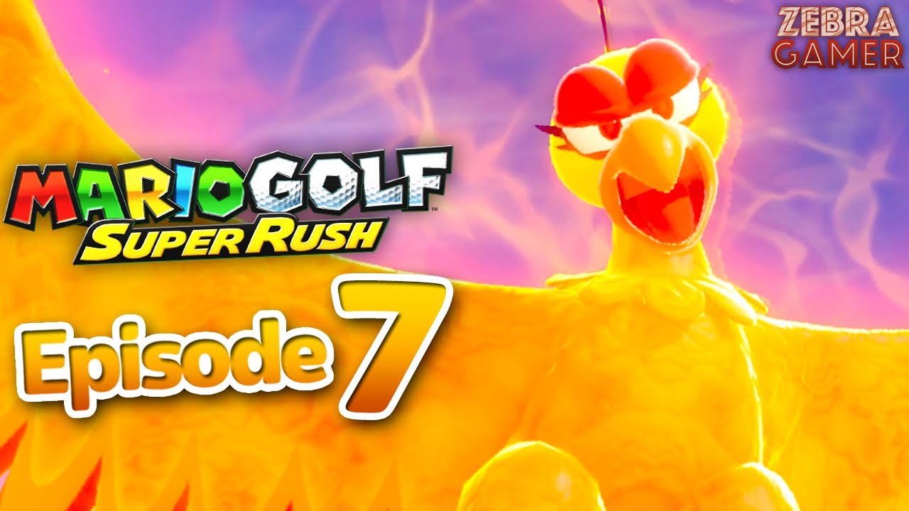 Mario Golf: Super Rush Nintendo Switch Gameplay Walkthrough Part 7 - Sacred Flamebeast! Gold Badge!