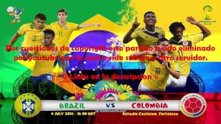 Brasil vs Colombia Partido Completo HD