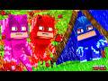 AS EX NAMORADAS do MENINO GATO acamparam com ELE na CHUVA no Minecraft