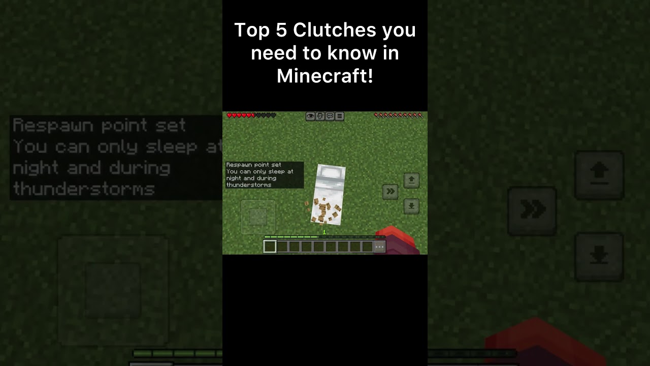 Top 5 Clutches You Need to Know in Minecraft