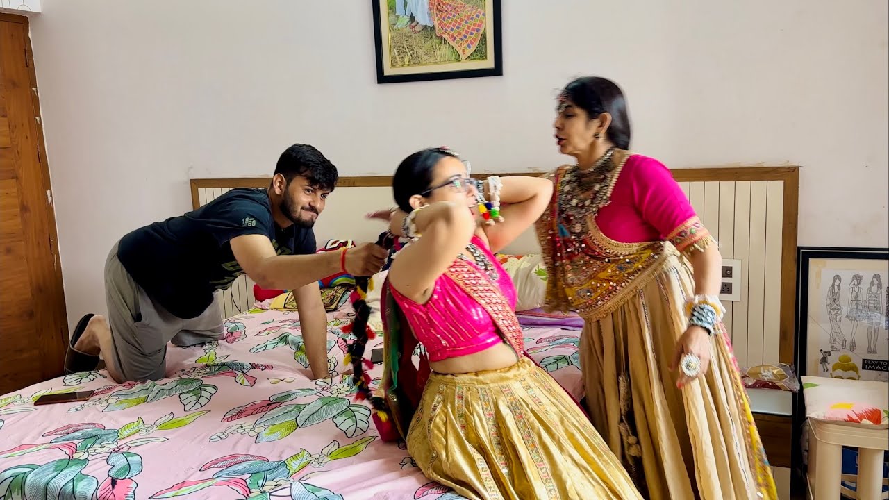 हमारी Navratri Look 😍 | Jigu Vishu का घमासान युद्ध 😱