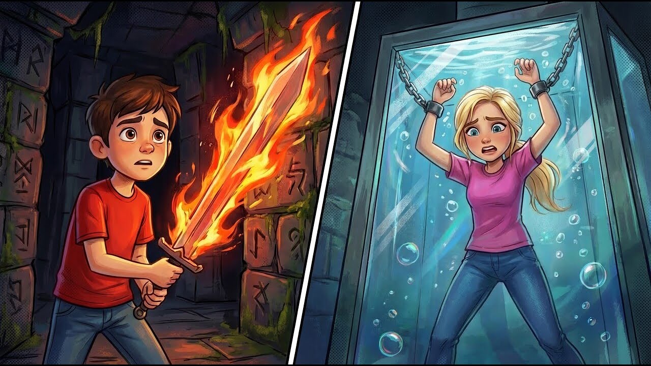 TRAPPED In PYRAMID PRISON (Ep. 3 The Water Chamber)