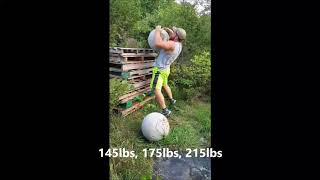 August 19, 2018 275lb Jerk and Atlas Stones News