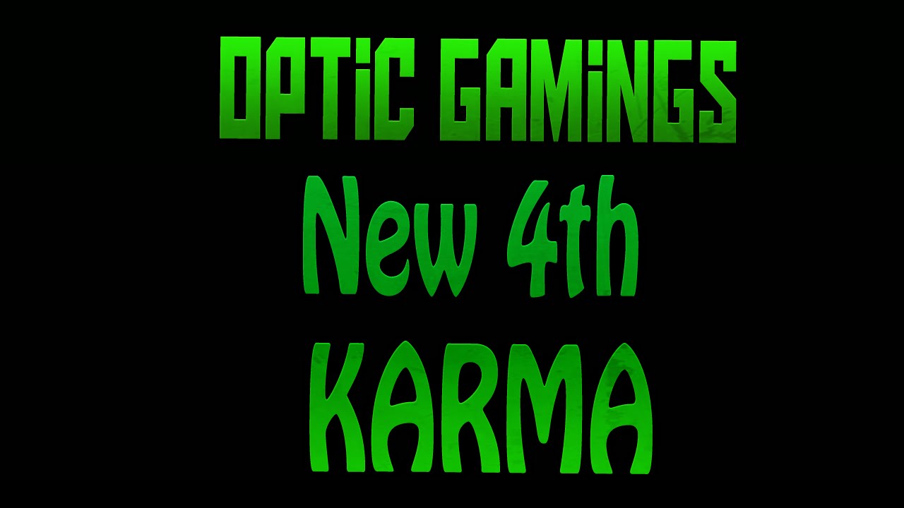 OPTIC GAMING'S NEW 4th KARMA! (NEW OPTIC GAMING ROSTER CHANGE) YouTube