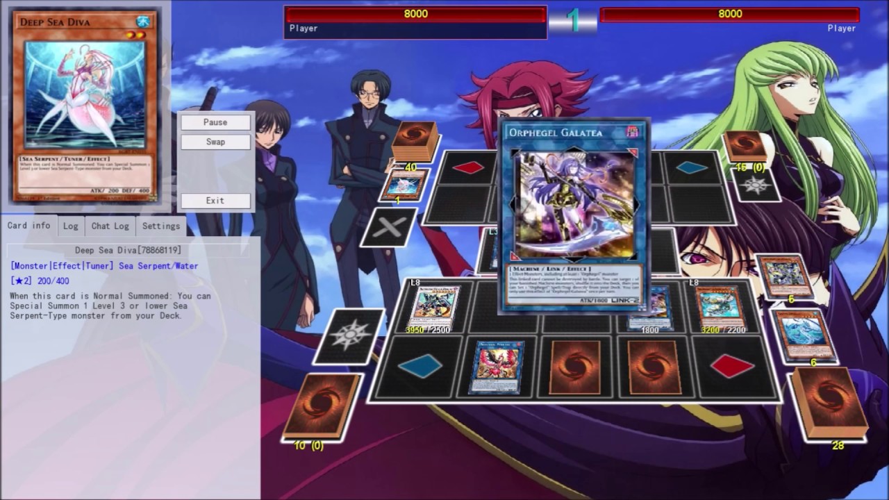 YGOPRO - 1 Card, 4 Negates + Hand Loop for 2, Deep Sea Diva Combo