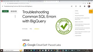 Troubleshooting Common SQL Errors with BigQuery | Google Cloud 30 Day's Challenge |