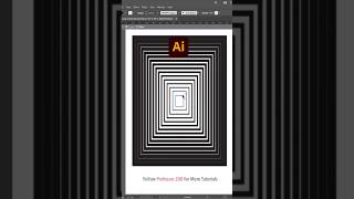 How to create a Hypnotic Geometric pattern in 1 minute #designtips #adobeillustrator #photoshop #zab