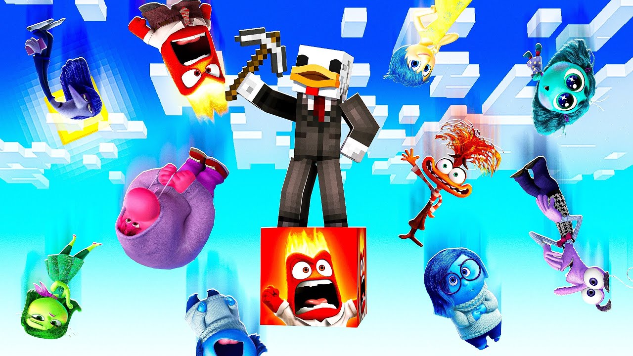 SOPRAVVIVO SOPRA UN SOLO BLOCCO DI INSIDE OUT - Minecraft ITA - YouTube