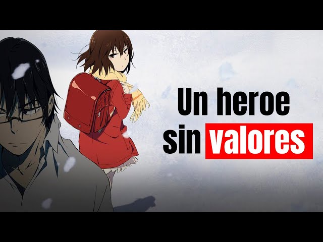 ERASED (ANIME): NEM TODO HERÓI USA CAPA! // CRÍTICA 