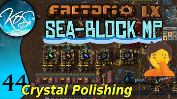 Factorio Seablock 44 - POLISHED CRYSTALS & NEW BUS | MP with Mathias