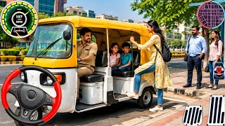 Tuk Tuk Rickshaw Driving Game: City Rickshaw Pick Drop Passenger Transport! New Android Gameplay screenshot 3