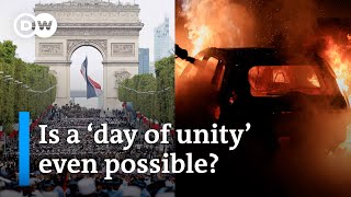 France: How to celebrate national day after weeks of violent protests? | DW News