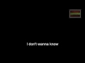 Mario Winans I Don T Wanna Know Ft P Diddy W Lyrics Mario Winans I Don T Wanna Know Ft P Diddy W Lyrics