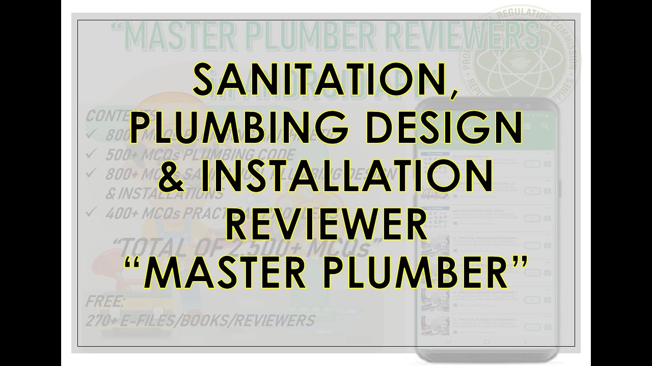 MASTER PLUMBER SPDI QUESTION BANK 1 (100 MCQs) YouTube