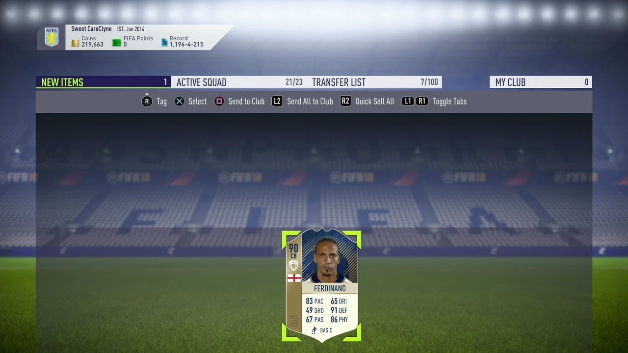 FINALLY THE PRIME ICON RIO FERDINAND! WITH AN IN FORM WALKOUT! - FIFA 18 ULTIMATE TEAM