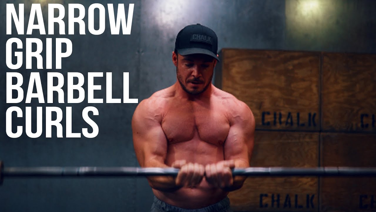 NARROW GRIP BARBELL CURLS CHALK PERFORMANCE TRAINING YouTube
