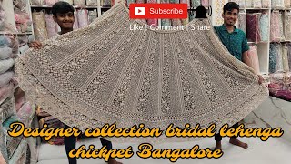 Designer  Bridal wedding Lehenga #chickpet #bangalore #bridal #lehenga #weddingcollction screenshot 4