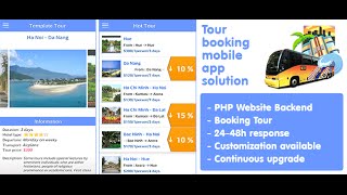 Tour Booking Android Mobile App Source Code - sellmyapp.com