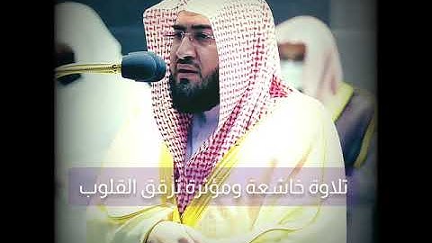 آيات تحث على التأمل والتفكر من القرآن الكريم 🌹بندر بليلة حالات واتس اب دينية قصيرة مؤثرة الحرم المكي