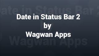 Date In Status Bar 2 screenshot 2