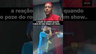 a reação do público quando o poze do rodo chegou em show.. 👀