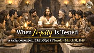 When Loyalty Is Tested – A Reflection on John 13:21–33, 36–38 | Tuesday, March 31, 2026