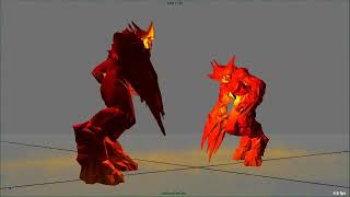 DOOM 4 - Lava Monster Animations
