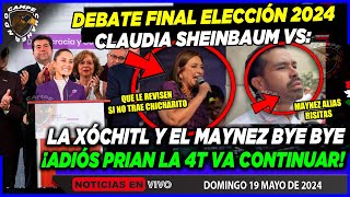 EN VIVO TERCER DEBATE ¡CLAUDIA SHEINBAUM VS XÓCHITL Y MAYNEZ! 2024 ULTIMO ANTES DE LA ELECCIÓN