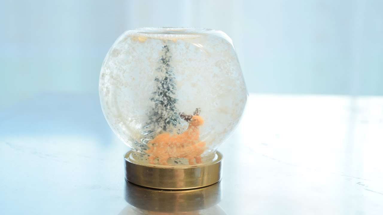 DIY Réalisation d'une Boule à Neige maison ☃ - YouTube