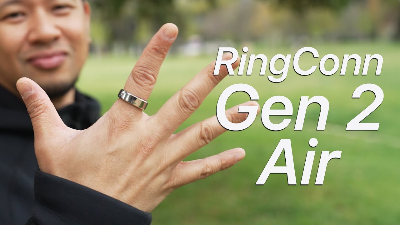 The Thinnest & Lightest No Sub Smart Ring - Ringconn Gen 2 Air
