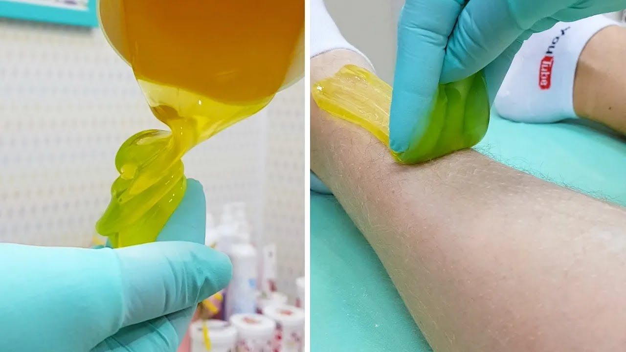 Шугаринг ног за 1 минуту. Легкая работа с FUNPILATION. - YouTube