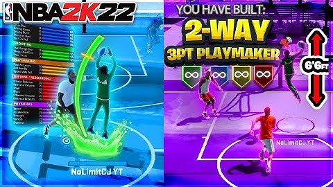 NEW 2 WAY 3PT PLAYMAKER BUILD WILL BREAK NBA 2K22 NEXT GEN! BEST 6