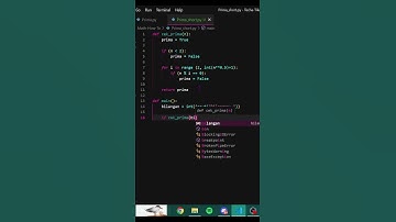 Memeriksa Apakah Suatu Bilangan merupakan Bilangan Prima menggunakan program Python #shorts