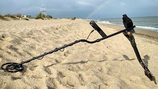 Minelab X-Terra 305 на пляже без пафоса