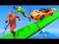 Impossible Rocket Car Dodge! - GTA 5 Funny Moments