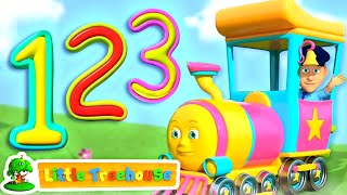 Numbers Train | Learn Numbers 1 to 10 | Count Numbers | Nursery Rhymes & Songs - Little Treehouse