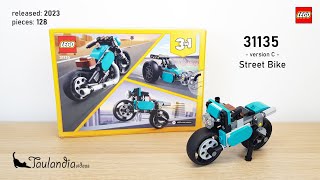 LEGO Creator 31135: Street Bike (2023) - version C - unboxing and speed building