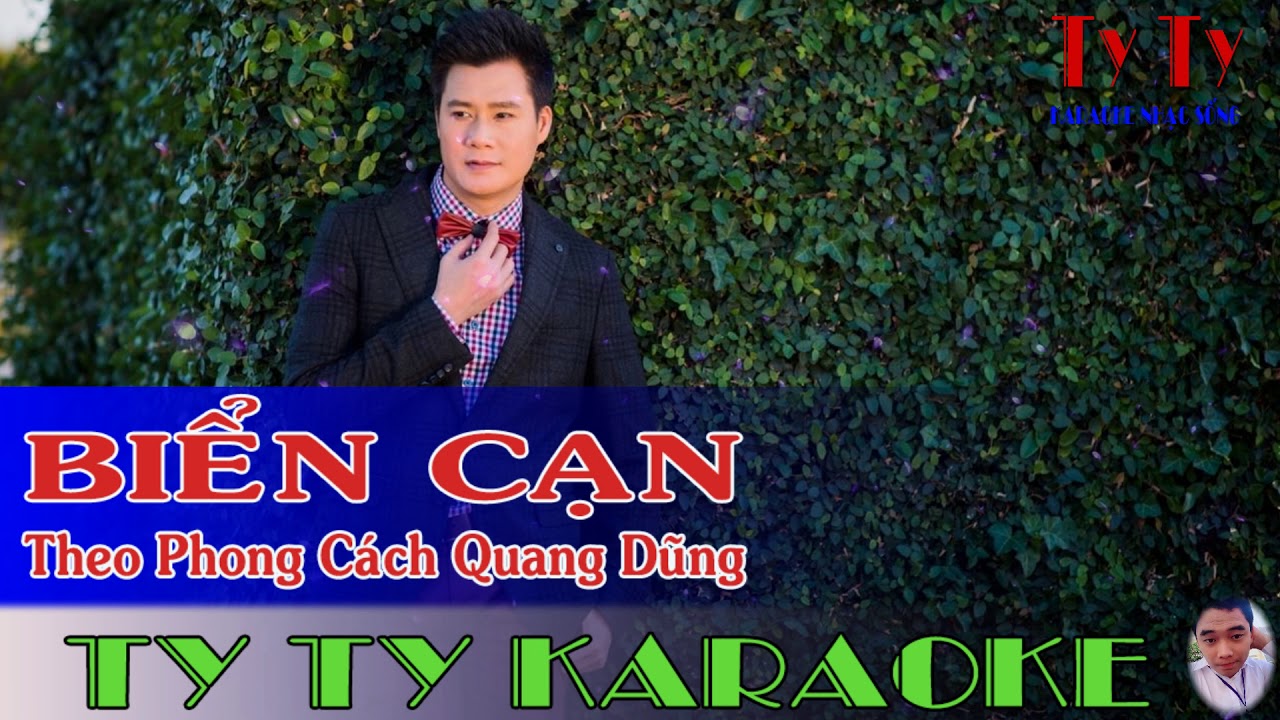 BIỂN CẠN KARAOKE - QUANG DŨNG - youtube
