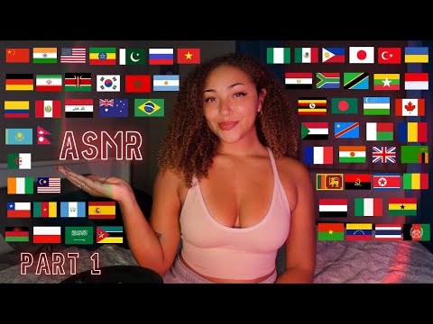 ASMR For EVERY COUNTRY In The WORLD! (Clicky Whispers & Mouth Sounds) 🌎✨♥️
