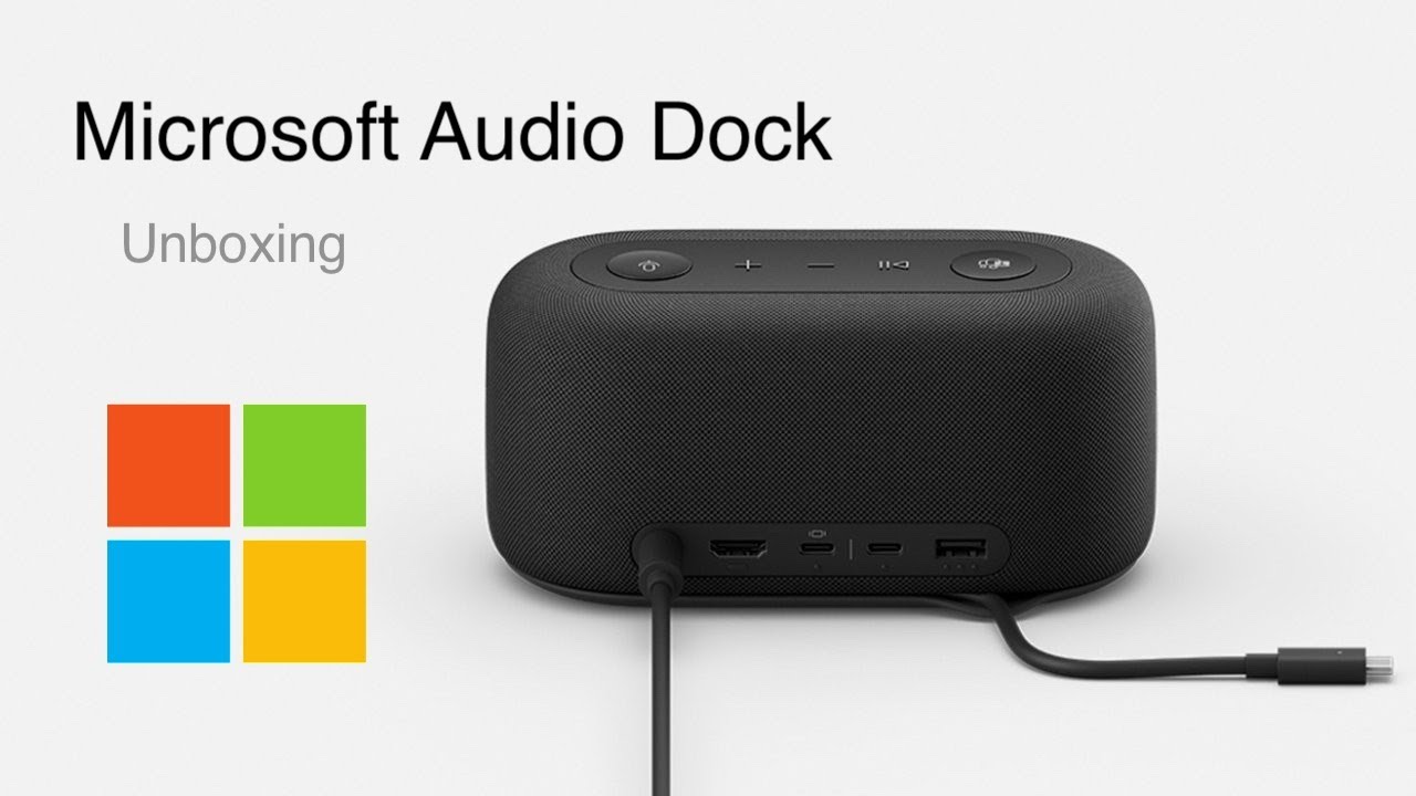 Microsoft Audio Dock Unboxing