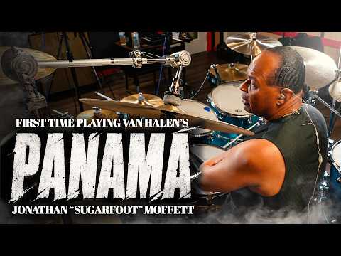 Jonathan Moffett Plays "PANAMA" by Van Halen for the First Time