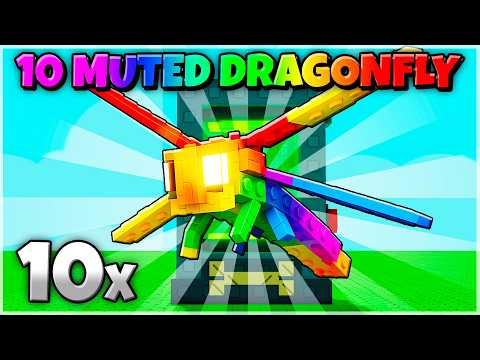 FIZ 10 DRAGONFLY COM MUTAÇÃO NO PET MUTATIONS DO GROW A GARDEN