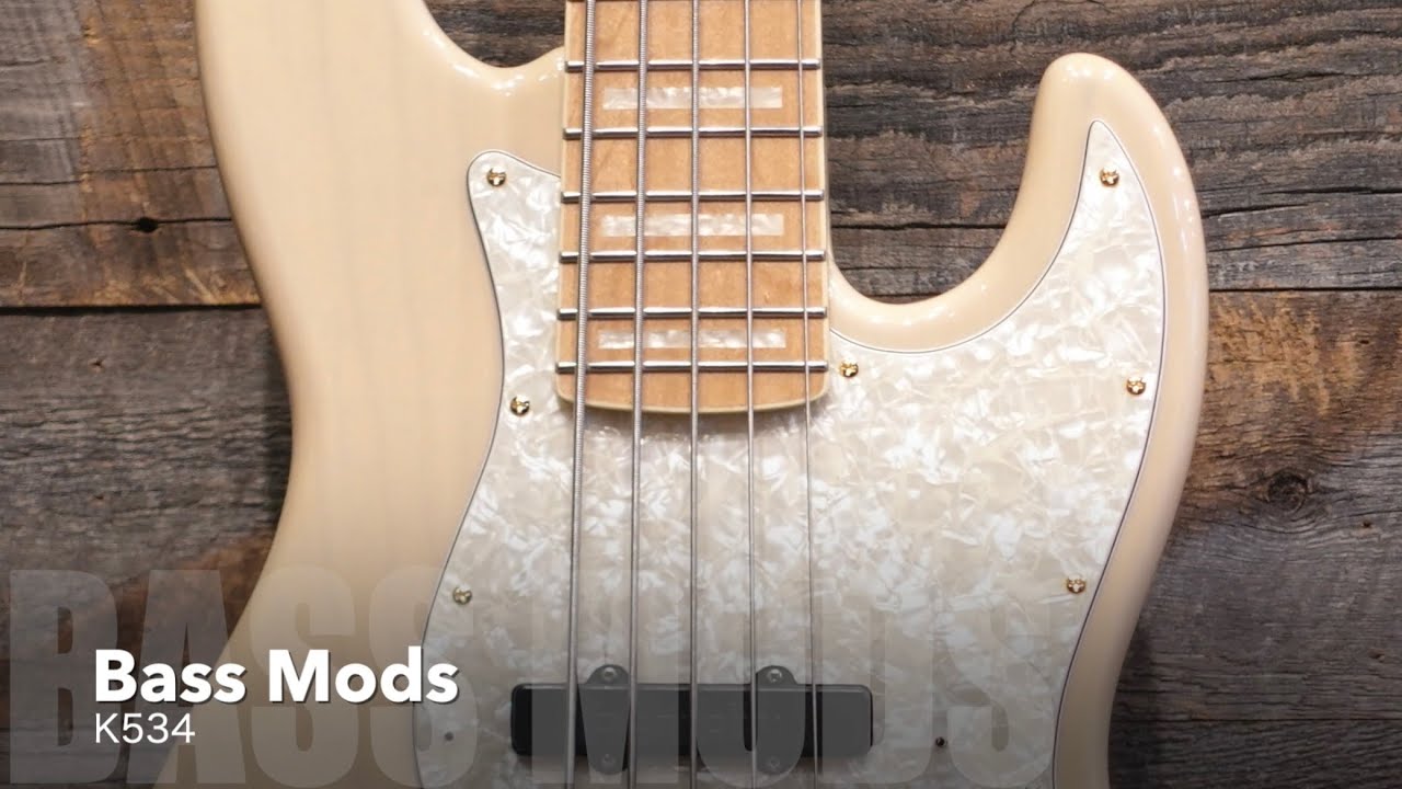 bass mods K534 5弦ベース　エレキベース本体 Sound Sample【Bass Mods / K534】 - YouTube