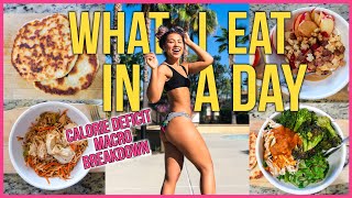 WHAT I EAT IN A DAY TO LOSE WEIGHT VLOG | MACRO-FRIENDLY FLEXIBLE EATING IDEAS