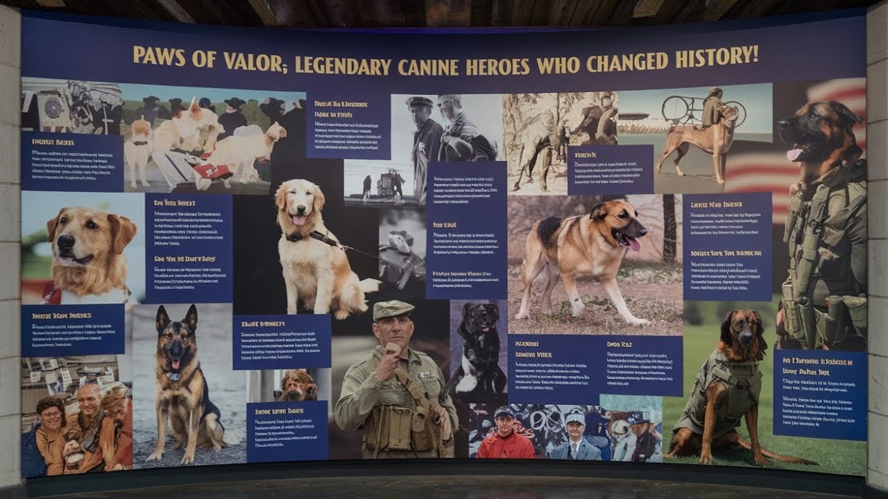 Paws of Valor LEGENDARY Canine Heroes Who Changed History!